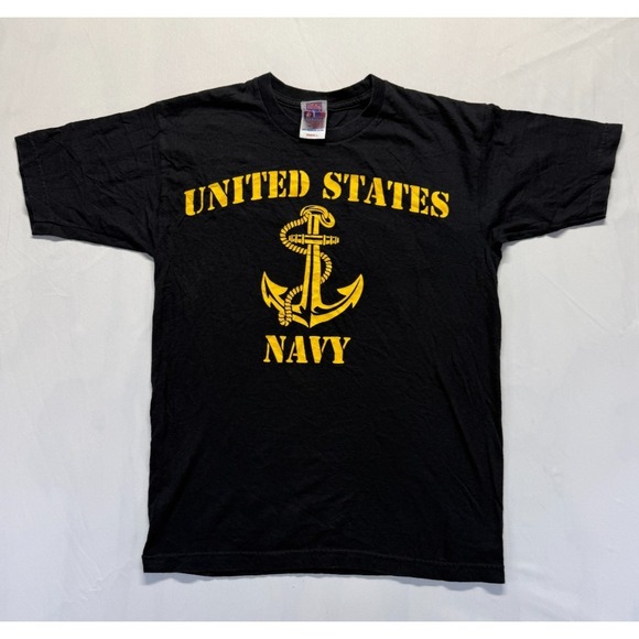 Bayside USA Other - VTG Bayside The True American Made Tee Shirt Mens Small Black United States Navy